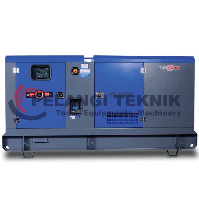 Genset 250 Kva 200 kw Silent Diesel Tsuzumi TDG 250 Kva