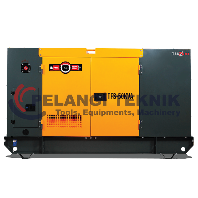 Genset 50 Kva 40 Kw Silent Diesel Tsuzumi TFS 50 Kva