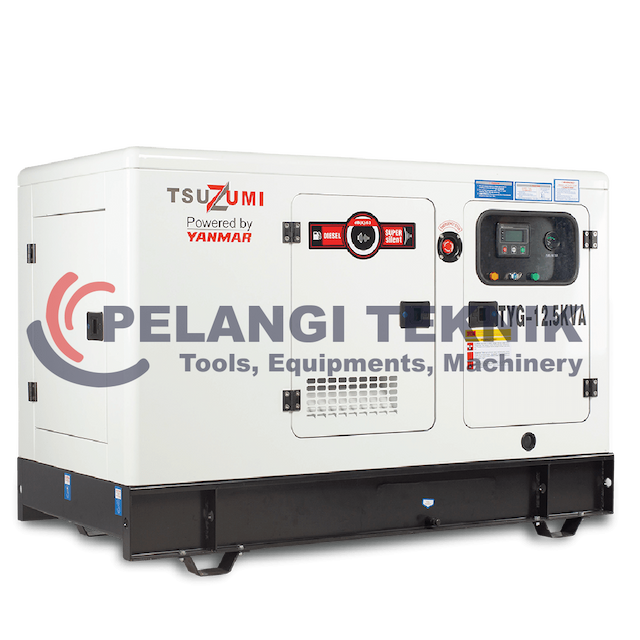 Genset Silent Diesel 12,5 Kva Tsuzumi TYG 12,5 kva